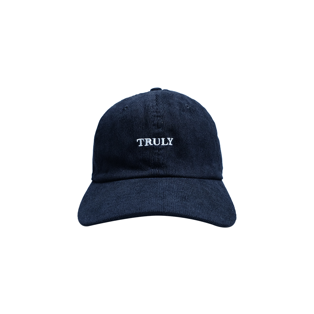 TRULY CORDUROY TRULY CAP BLACK