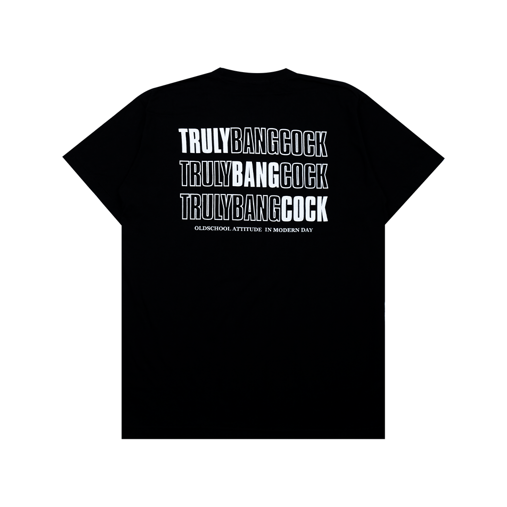 TRULY เต็มหลัง T-SHIRT BLACK