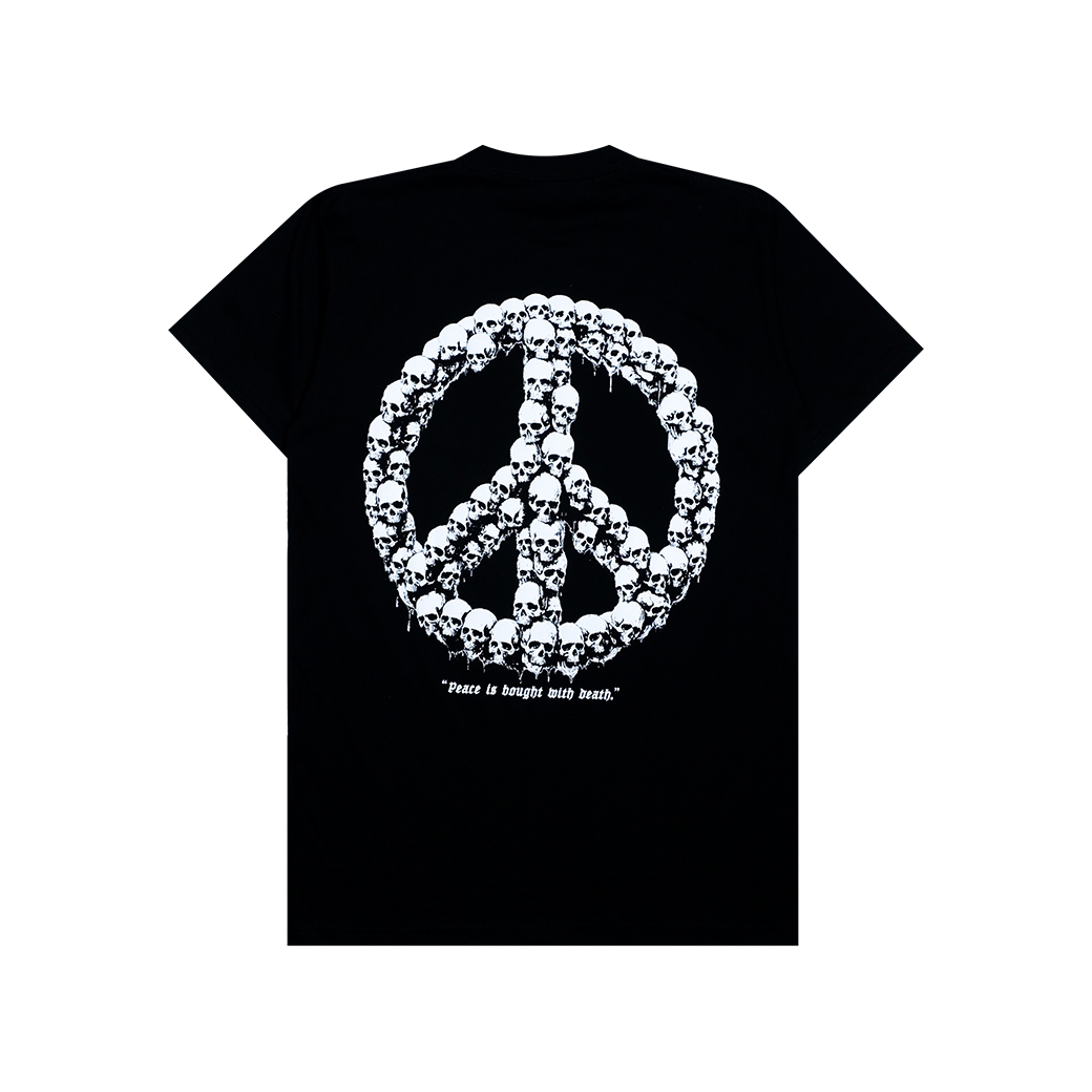 TRULY KALAPA PEACE T-SHIRT BLACK