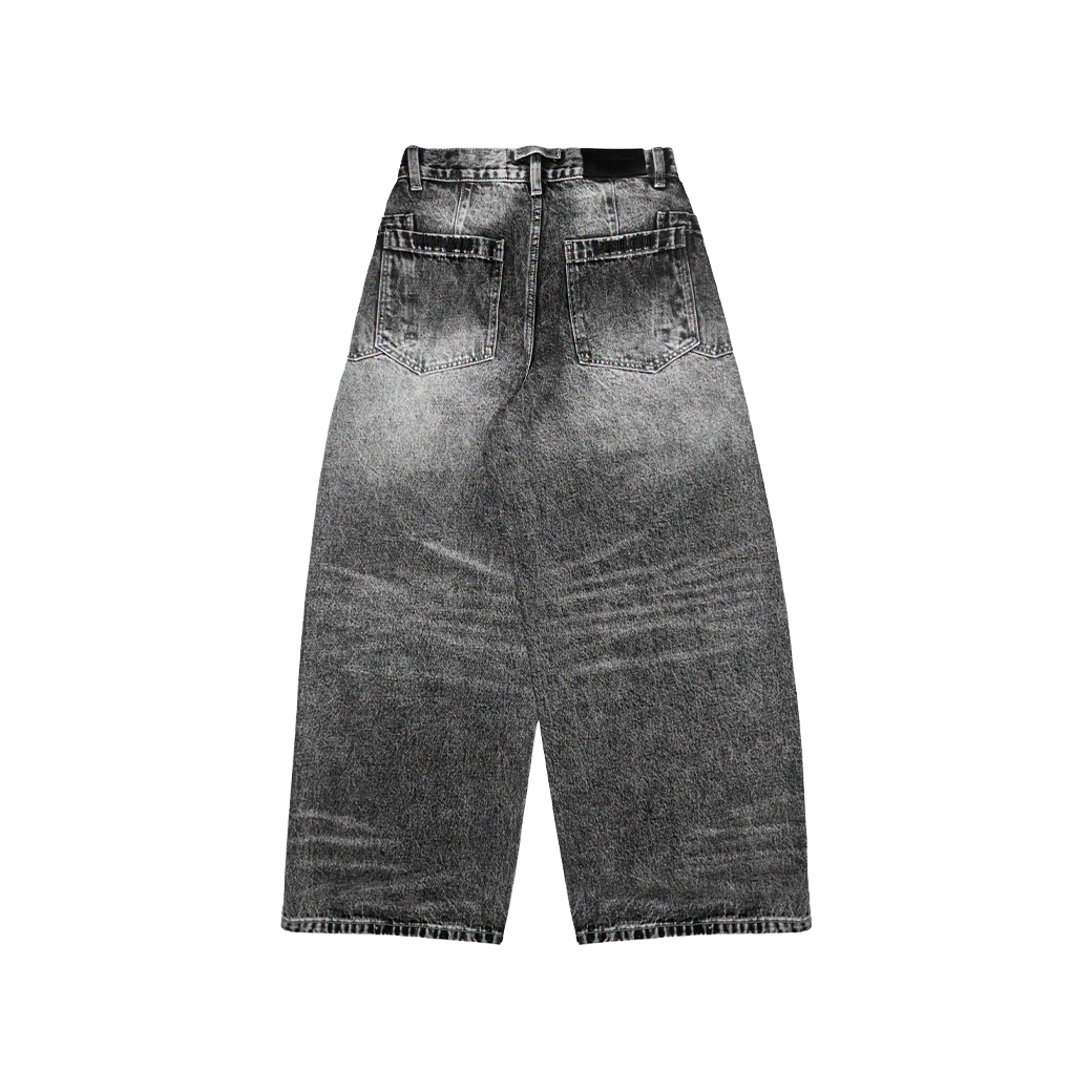 TZ WORLDWIDE AFTERIMAGE BAGGY JEANS WASHED BLACK