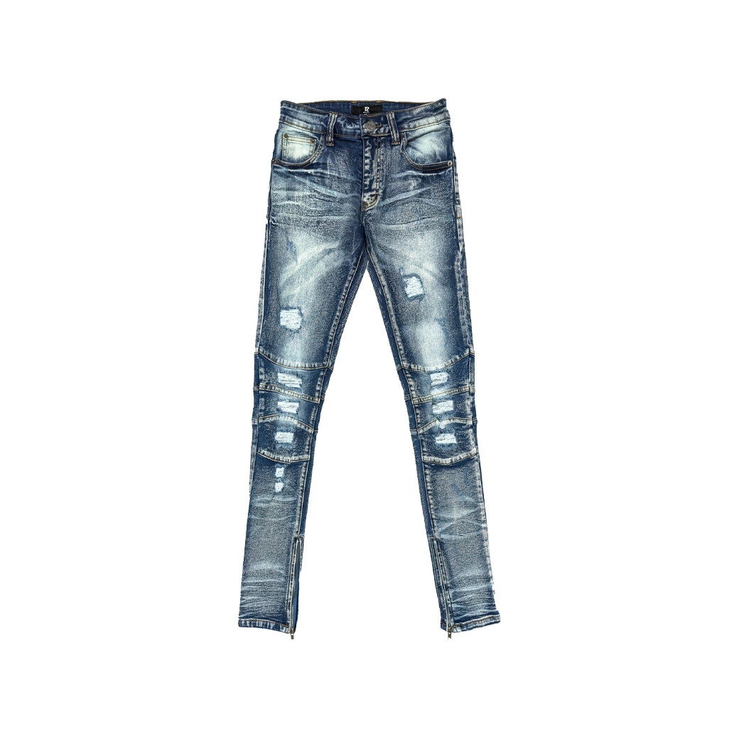 TZ WORLDWIDE TZ DRIP LIGHT BLUE DENIM