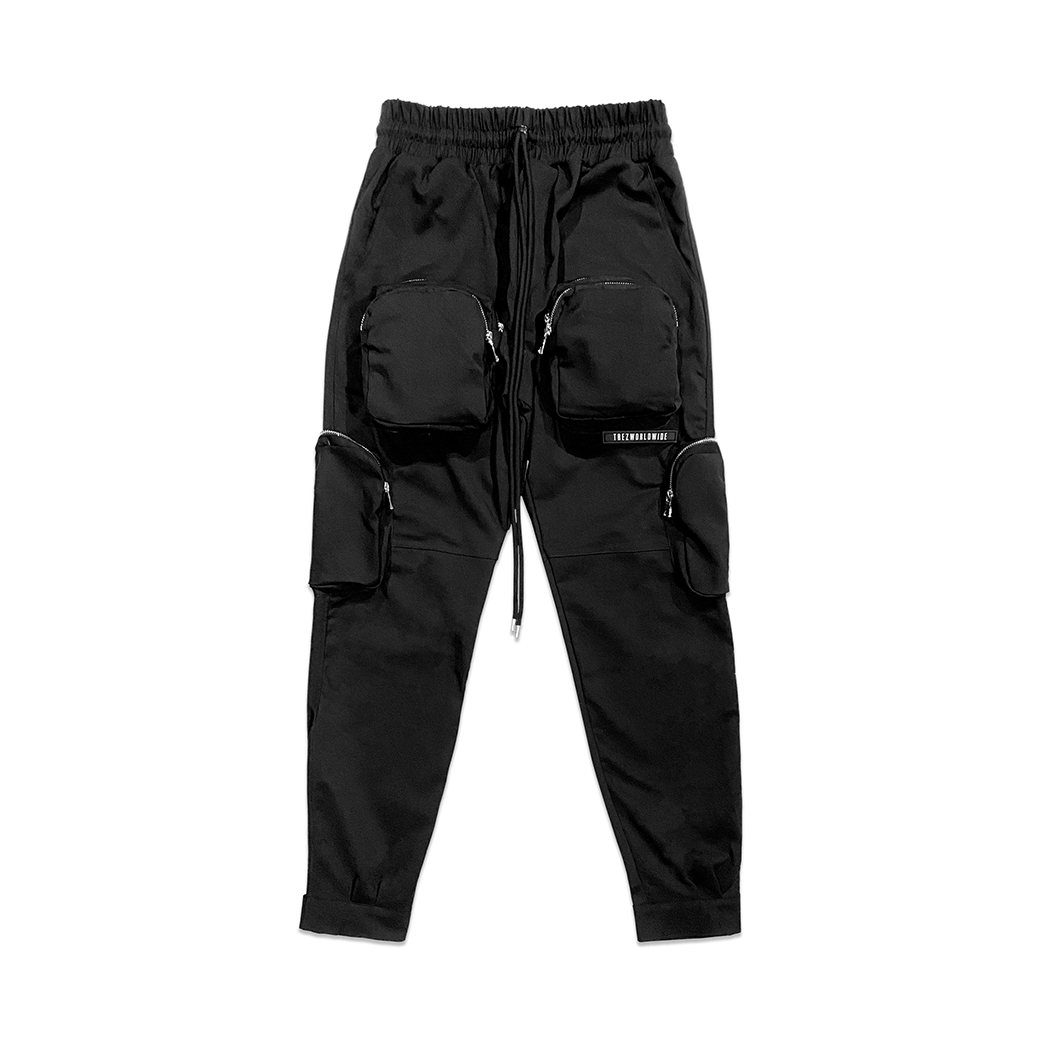 TZ WORLDWIDE ZIPPIER CARGO BLACK