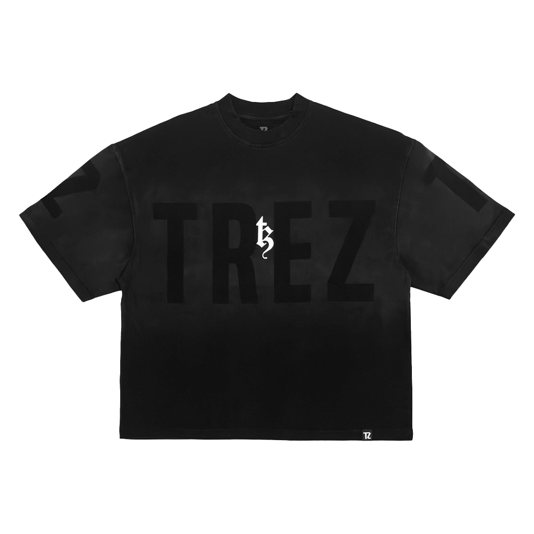 TZ WORLDWIDE TREZ BLOCK FADE T-SHIRT FADE BLACK