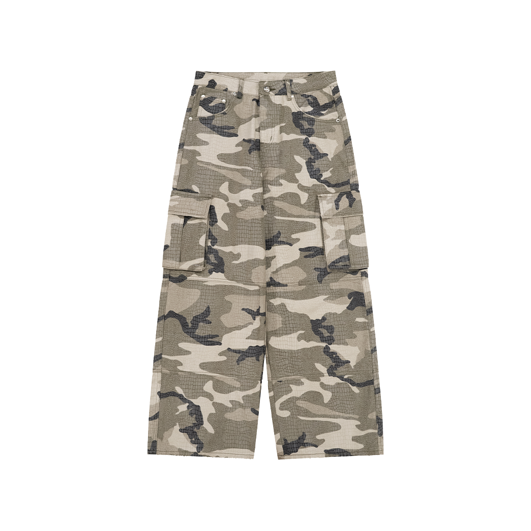 ULTIMATE.BKK CAMO PANTS ASH BROWN