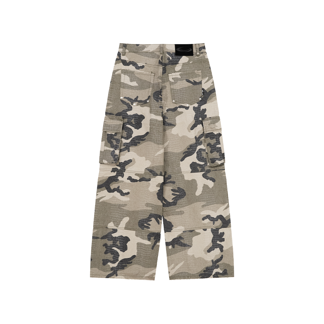 ULTIMATE.BKK CAMO PANTS ASH BROWN