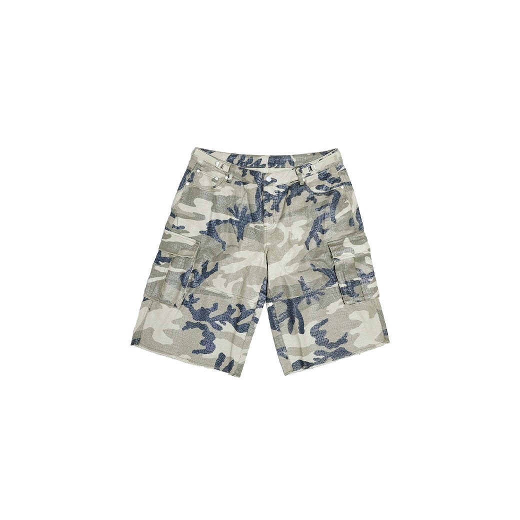 ULTIMATE.BKK CAMO SHORTS ASH BROWN