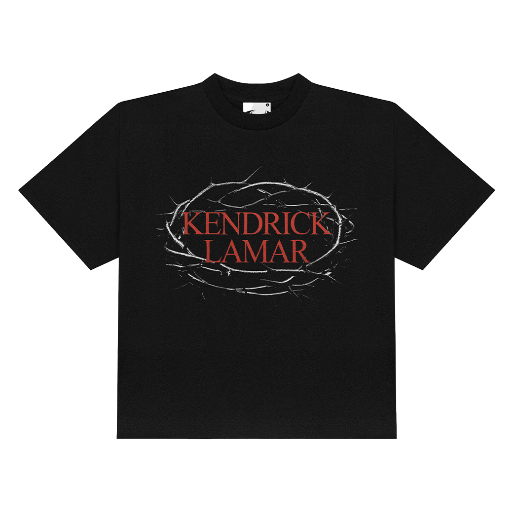 ULTIMATE.BKK KENDRICK LAMAR BOXY T-SHIRT BLACK