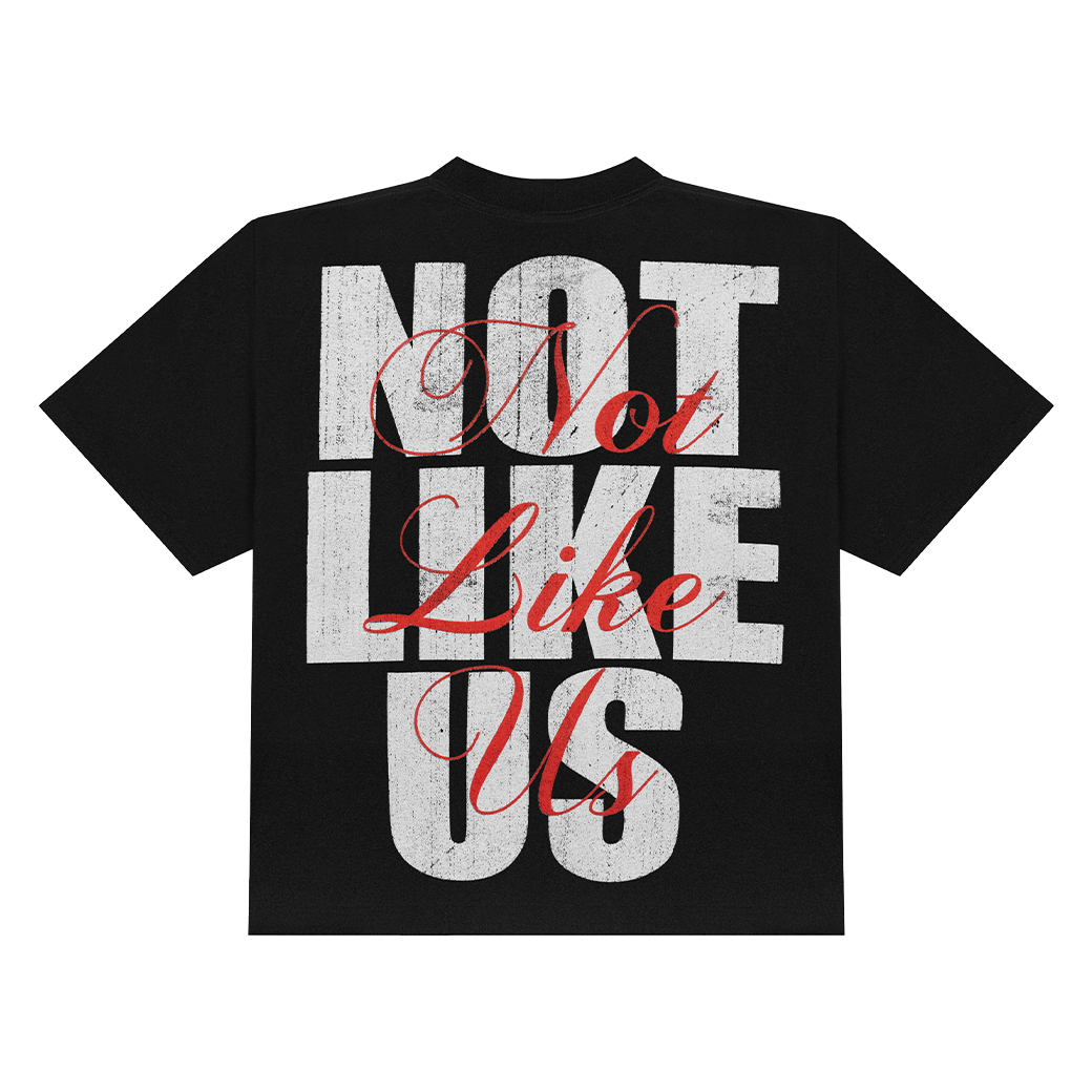 ULTIMATE.BKK KENDRICK LAMAR BOXY T-SHIRT BLACK