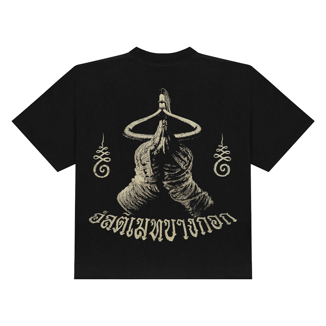 ULTIMATE.BKK MUAY THAI BOXY T-SHIRT BLACK