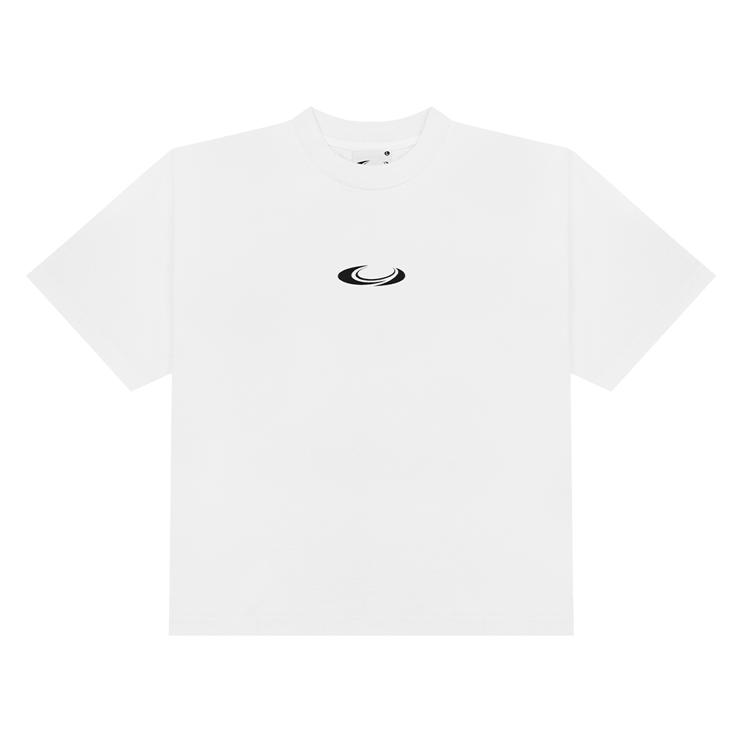 ULTIMATE.BKK UNCUT LOGO BOXY T-SHIRT WHITE