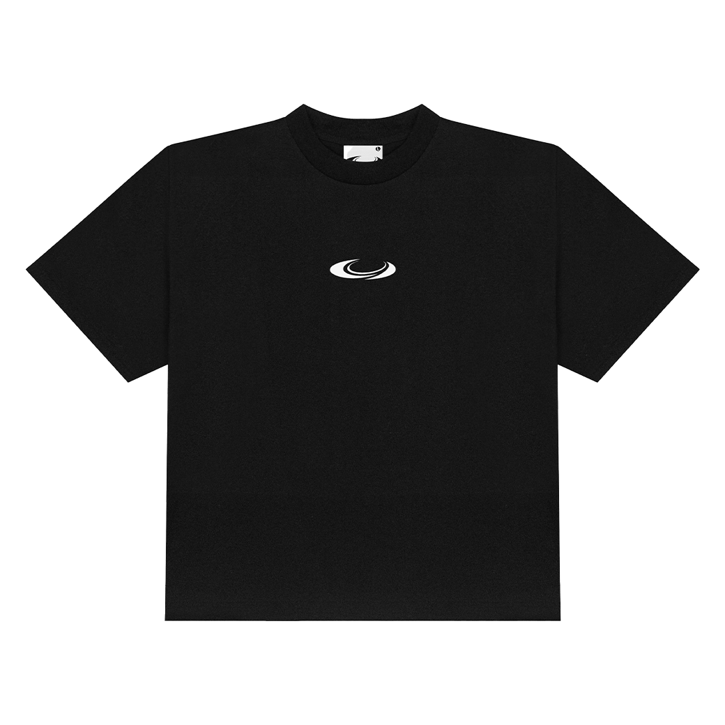 ULTIMATE.BKK UNCUT LOGO BOXY T-SHIRT BLACK