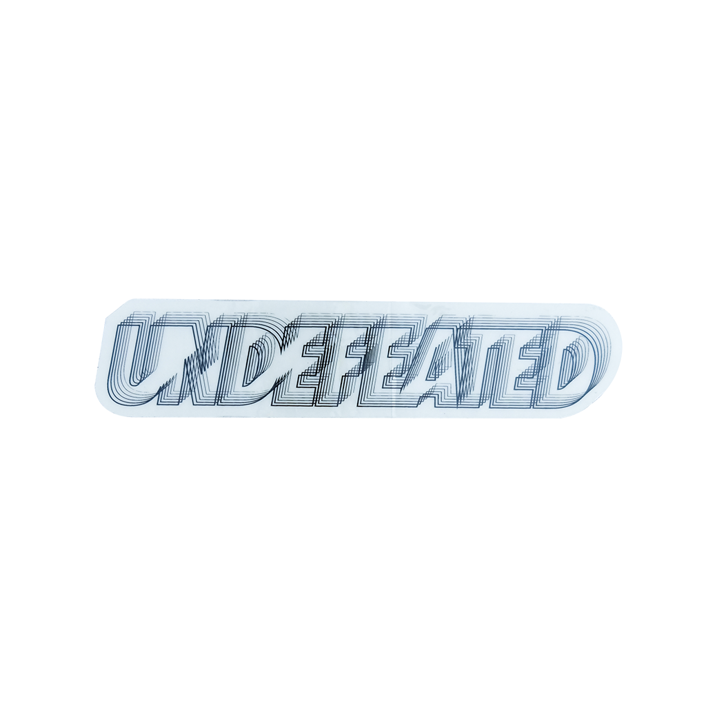 UNDEFEATED LOGO 1 STICKER