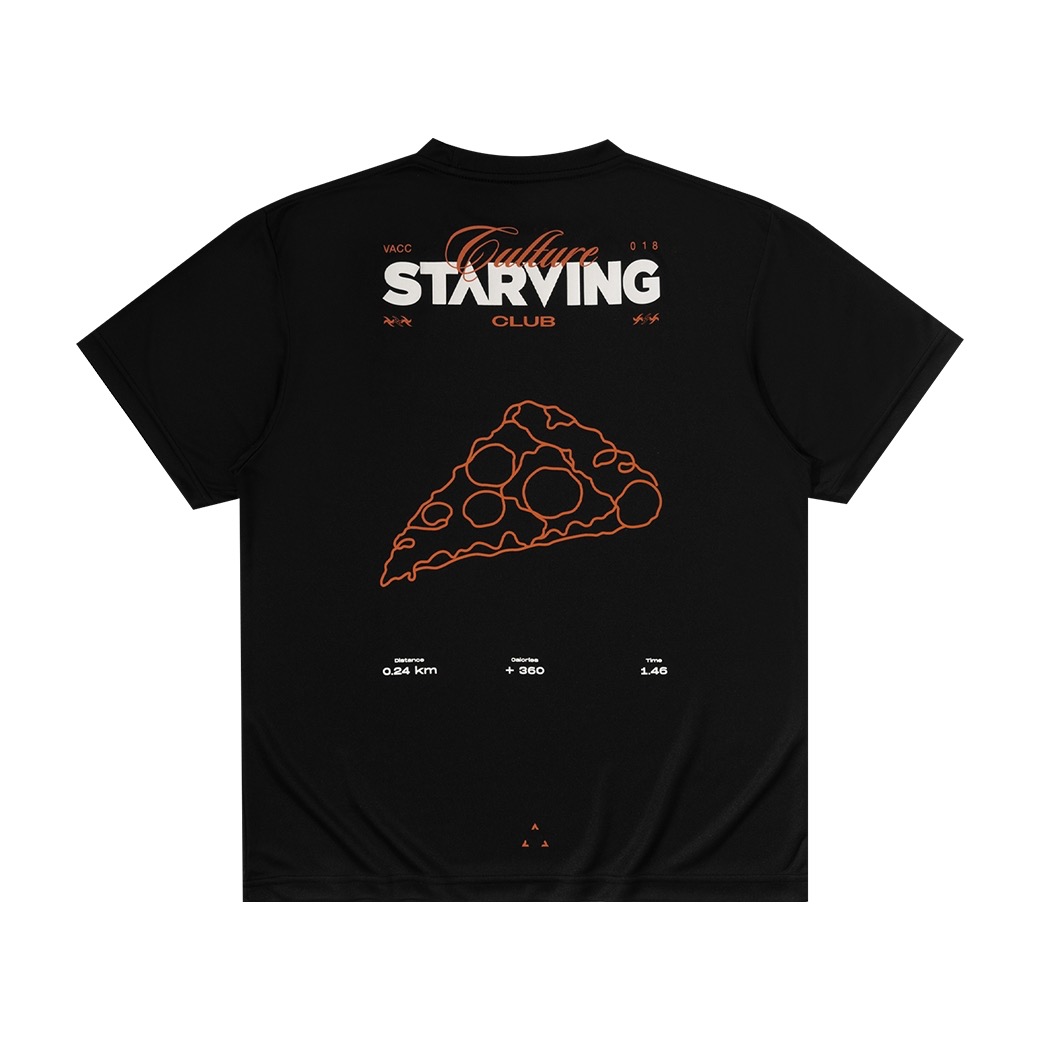 V.A.C CULTURE EAT REPEAT RUNNING JERSEY BLACK
