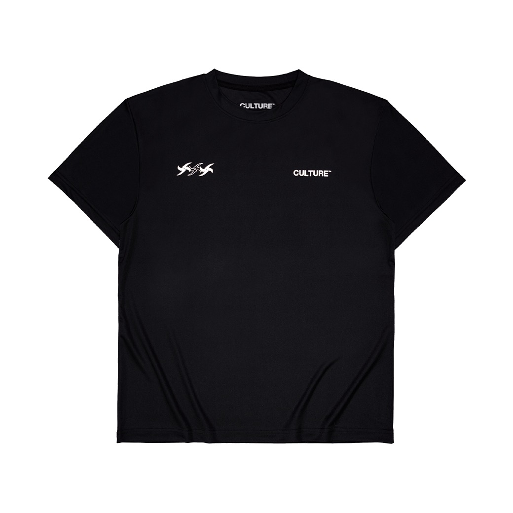 V.A.C CULTURE 002 RUNNING T-SHIRT BLACK