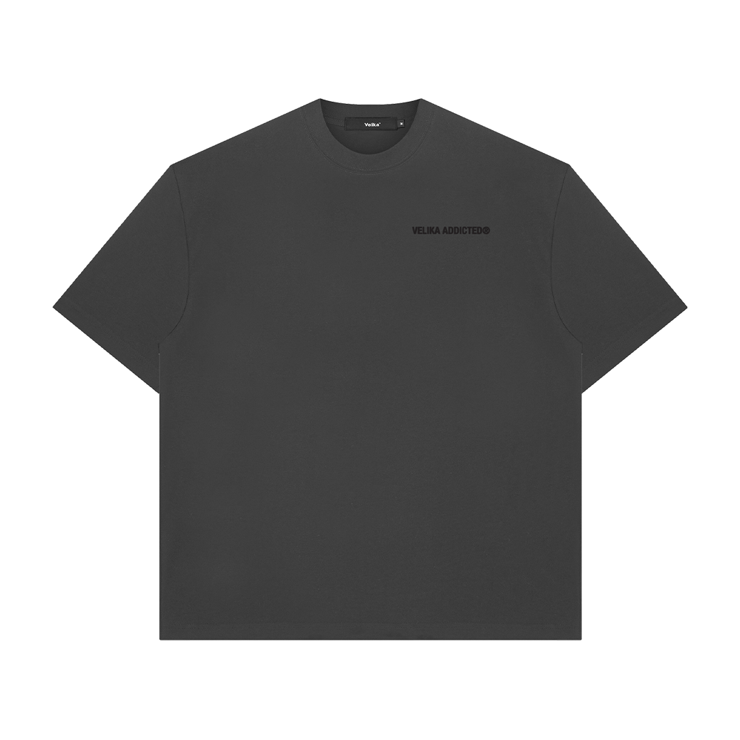 VELIKA LOGO 2025 T-SHIRT CHARCOAL