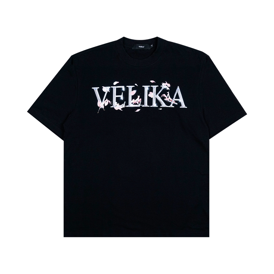 VELIKA ORCHID T-SHIRT BLACK