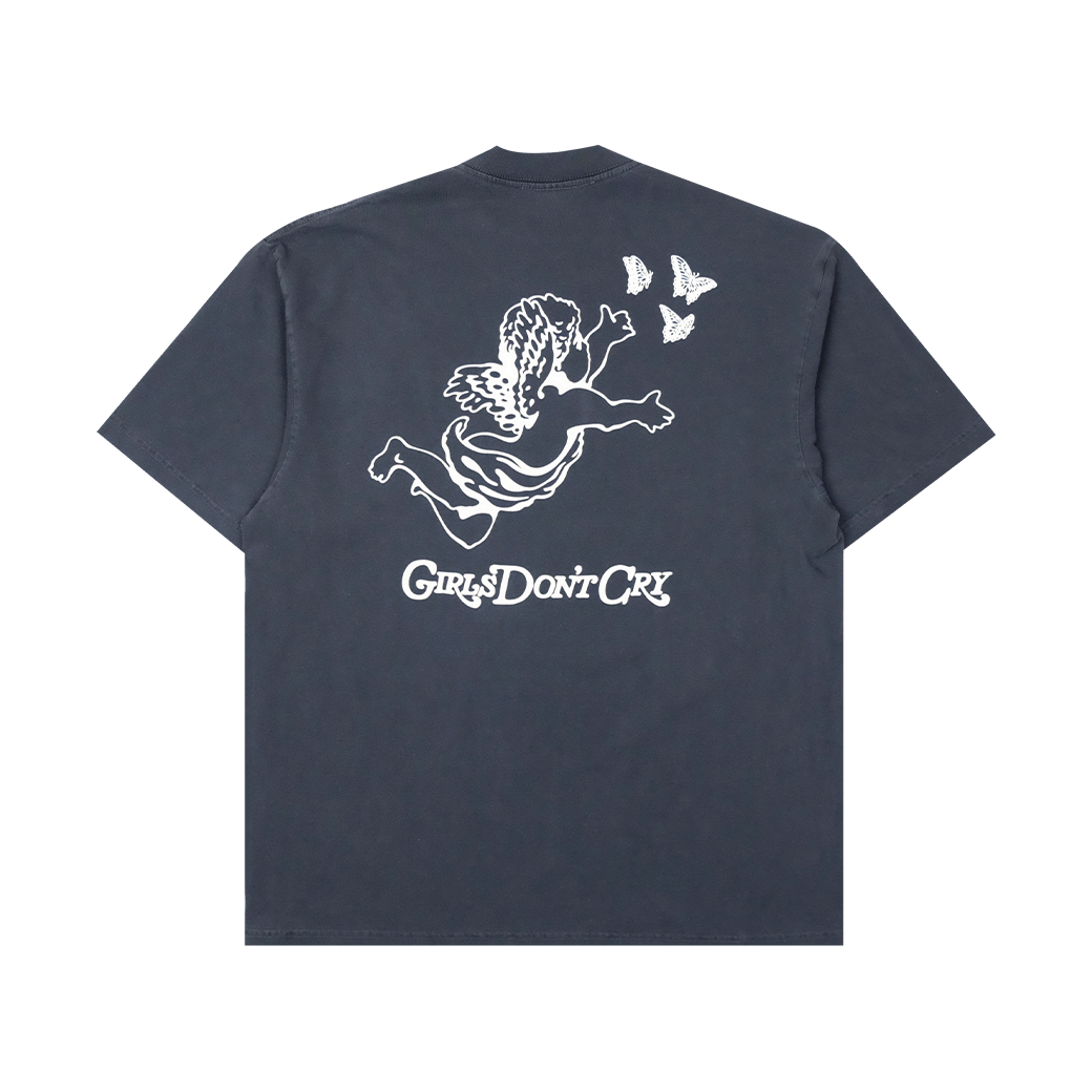 VERDY X GIRLS DON'T CRY ANGEL T-SHIRT BLACK
