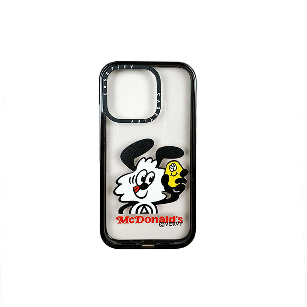 VERDY X MCDONALD'S X CASTIFY IPHONE 14 PRO F&F CASE CLEAR