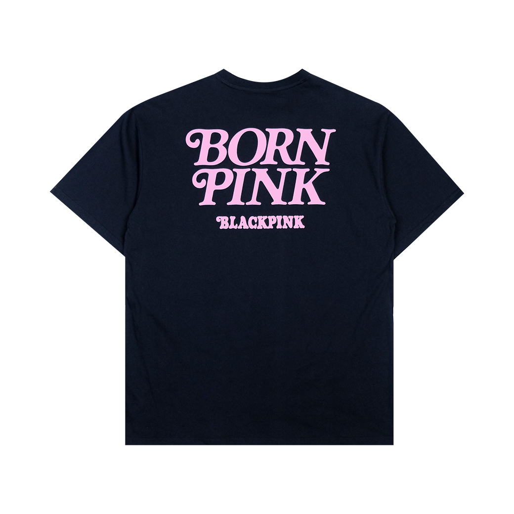 VERDY X BLACK PINK BORN PINK T-SHIRT BLACK