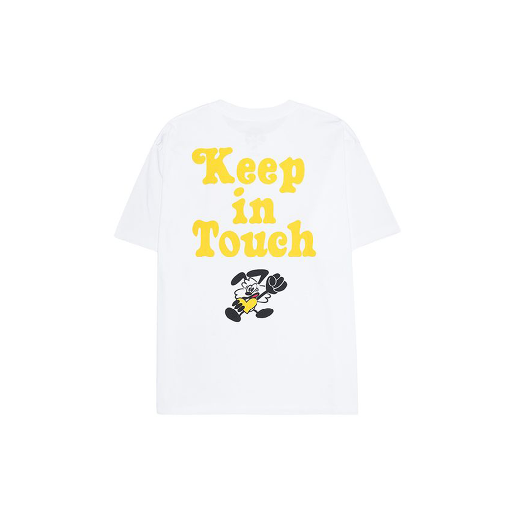 VERDY X KIT GALLERY KEEP IN TOUCH T-SHIRT WHITE
