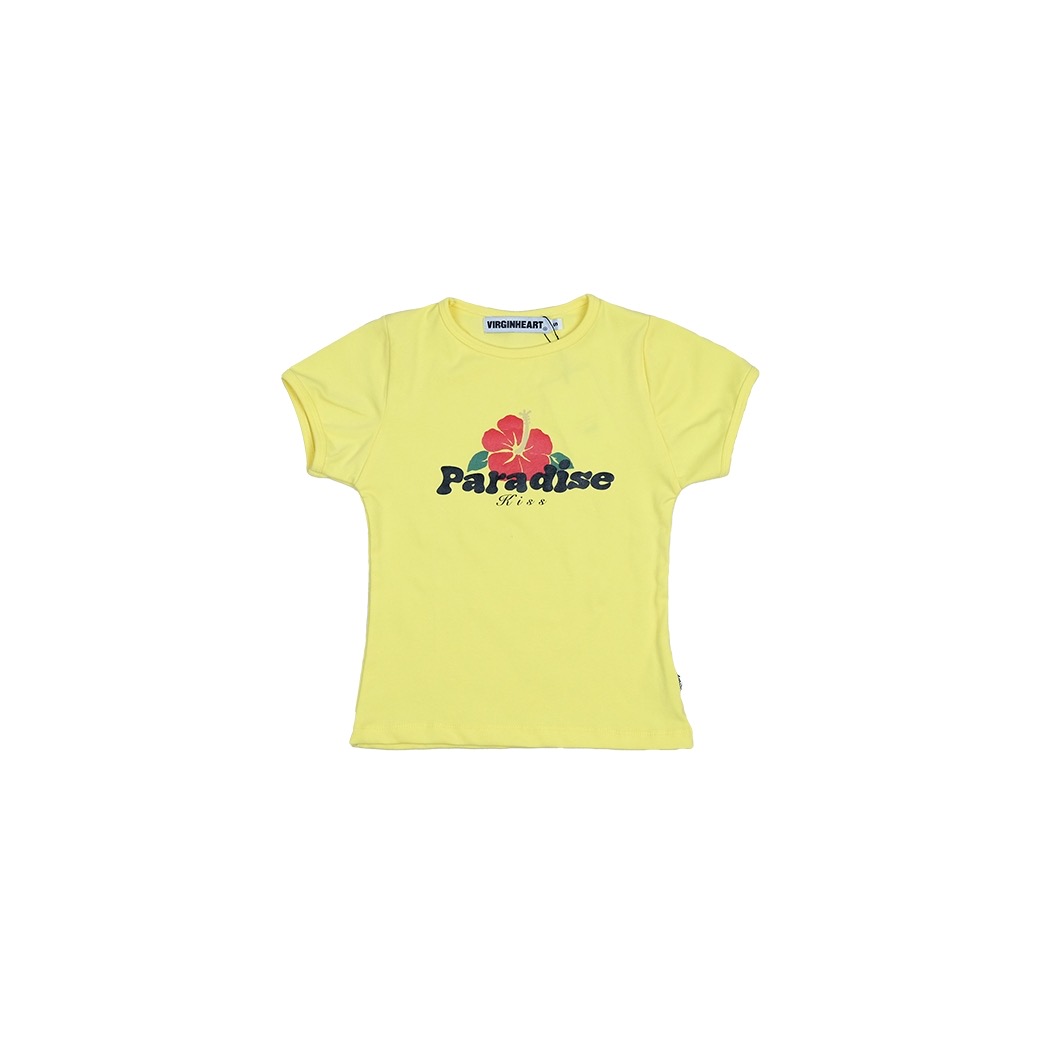 V.G.H PARADISE KISS BABY T-SHIRT YELLOW