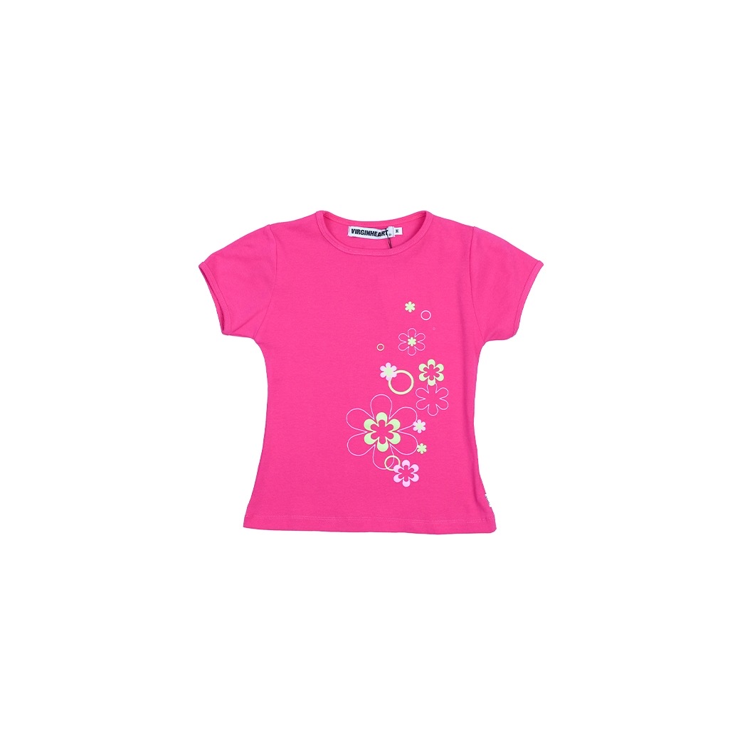 V.G.H SUMMER SMALL FLOWER BABY T-SHIRT PINK