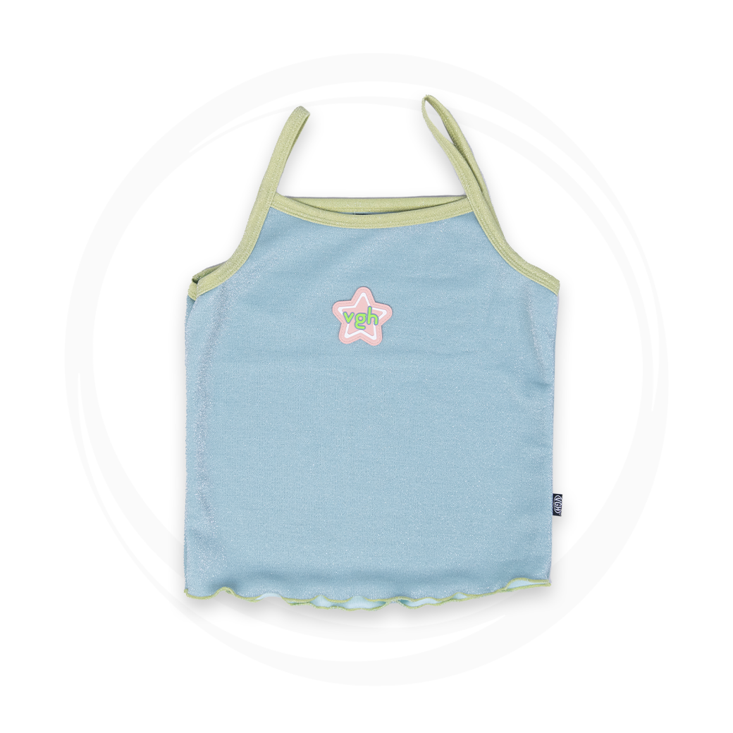 V.G.H BABY GLITTER CAMI BLUE