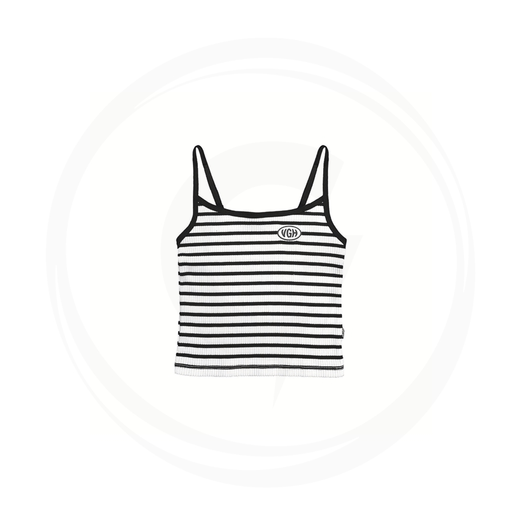 V.G.H STRIPE CAMI BLACK/WHITE