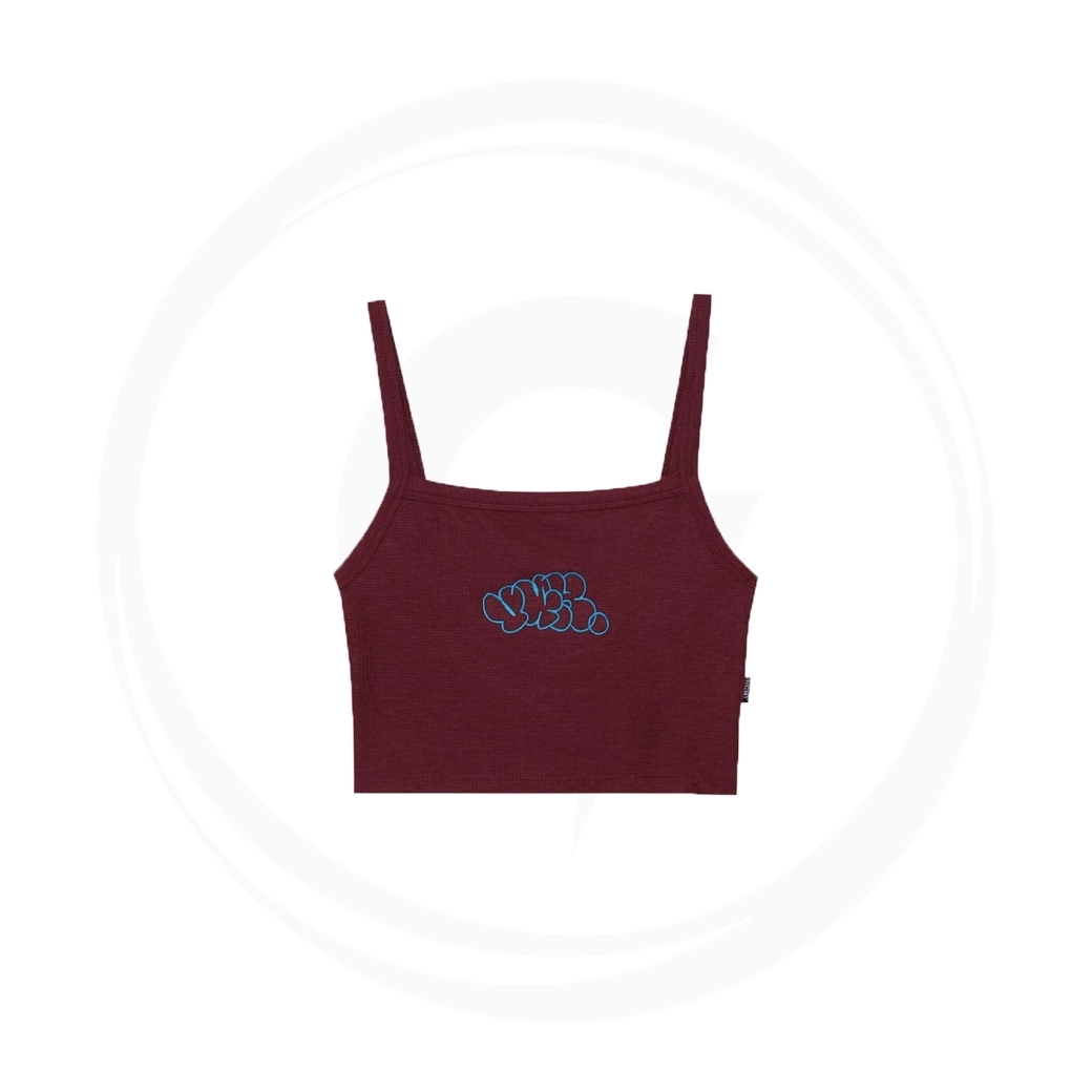 V.G.H WAFFLE CAMI RED