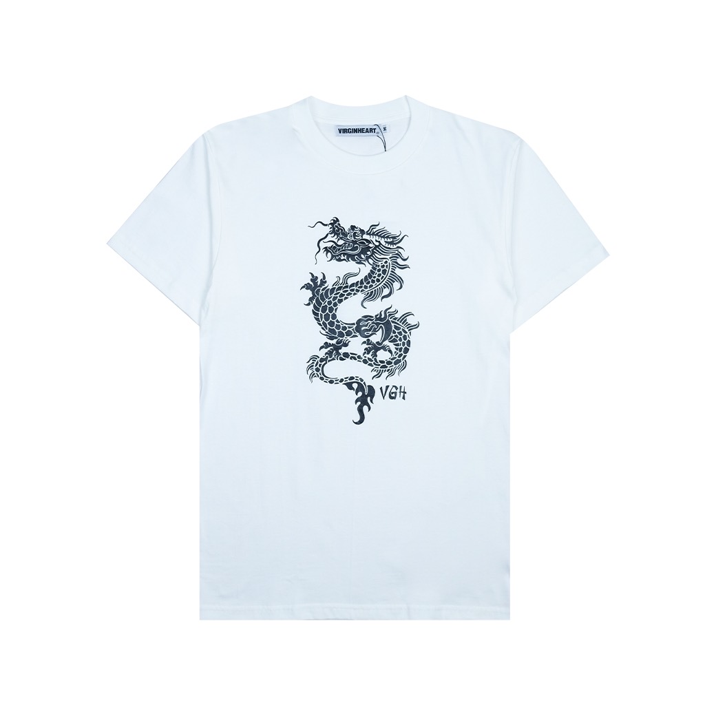 V.G.H DRAGON T-SHIRT WHITE