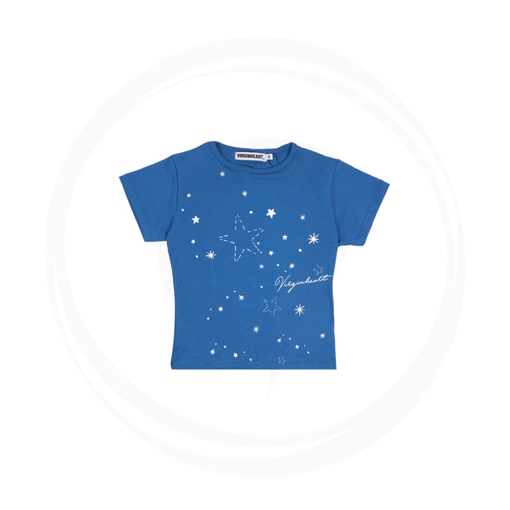 V.G.H FALLEN STAR BABY T-SHIRT NAVY