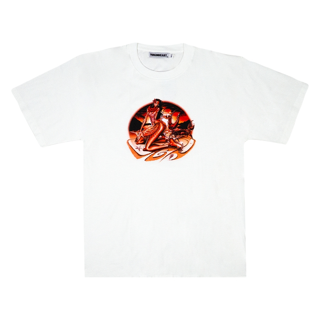 V.G.H X BR SUNSET BEACH GIRL T-SHIRT WHITE