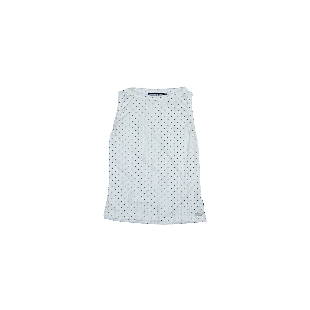V.G.H POLKA DOT TANK TOP CREAM