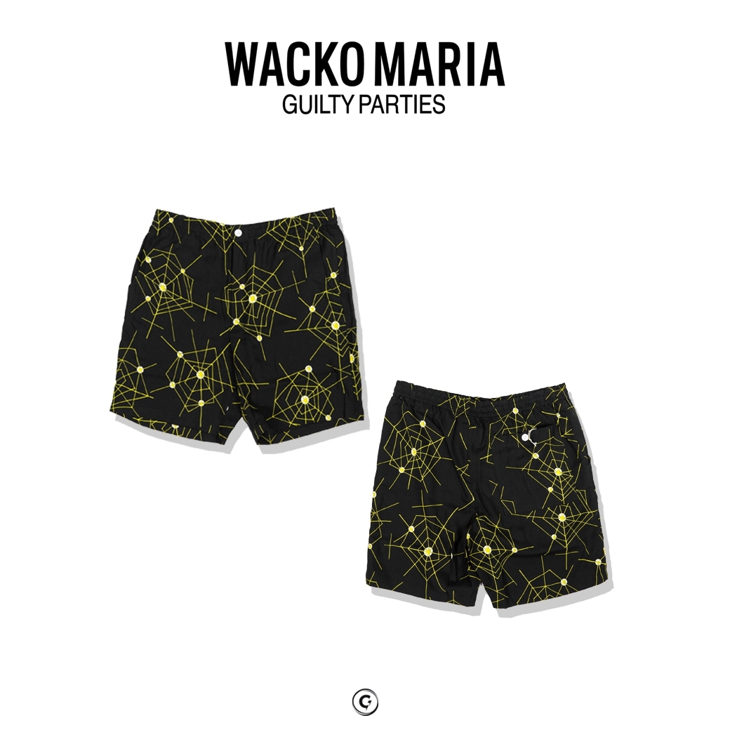 WACKO MARIA ATOMIC SPIDER HAWAIIAN SHORTS