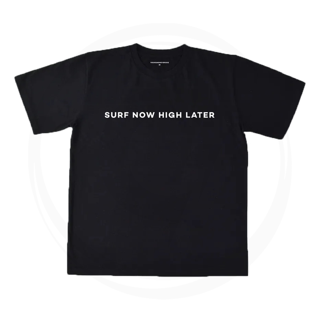 YMBTH SURF NOW HIGH LATER T-SHIRT BLACK
