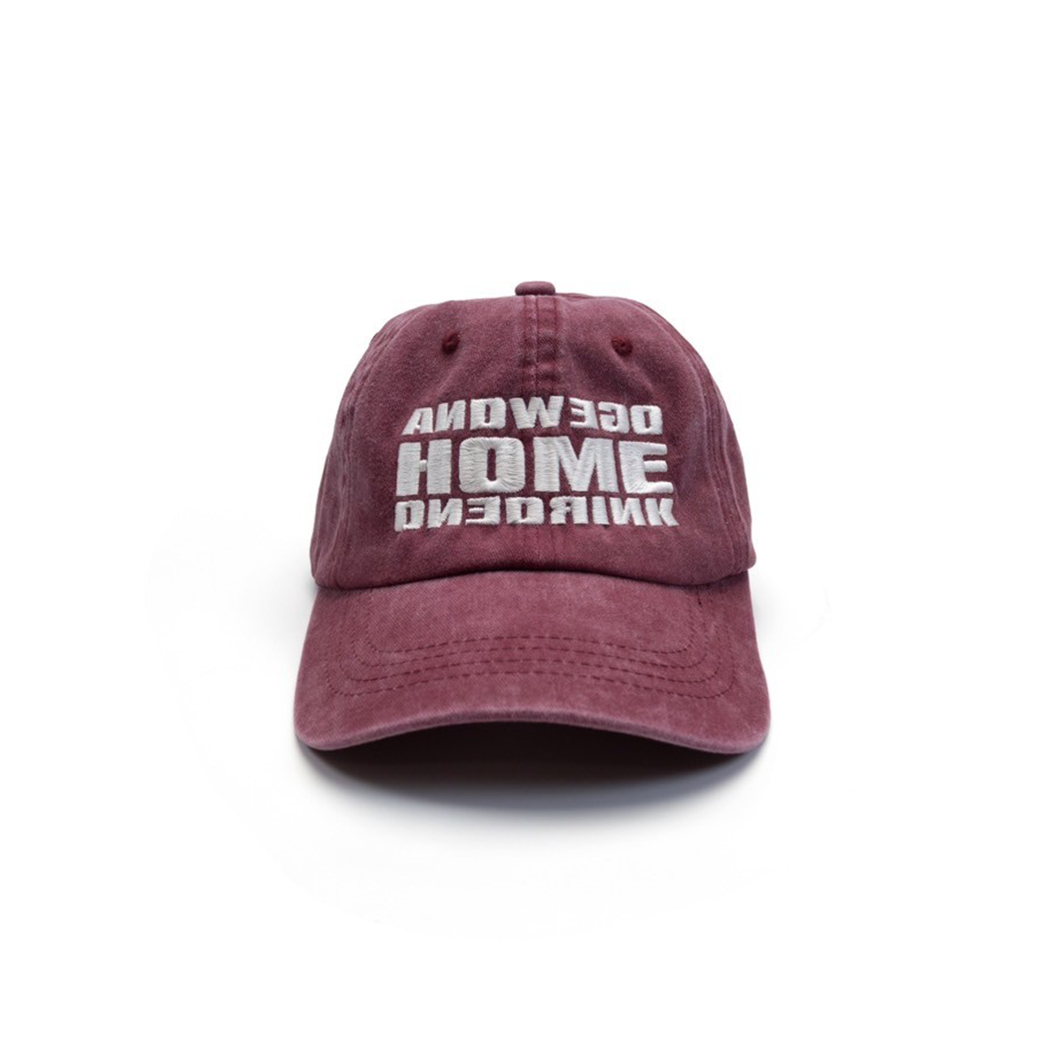 ONE DRINK AND WE GO HOME CAP RED