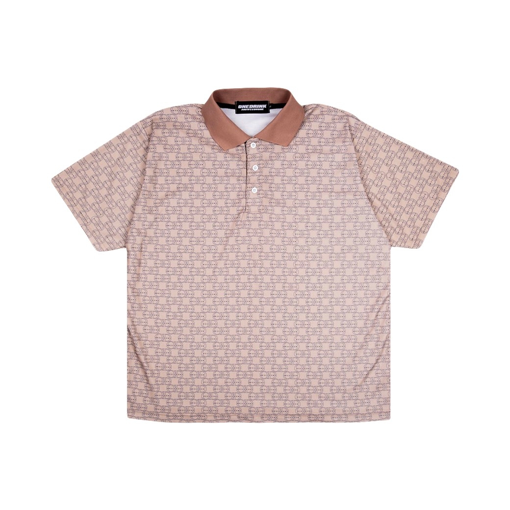 ONE DRINK AND WE GO HOME MONOGRAM OD POLO CREAM