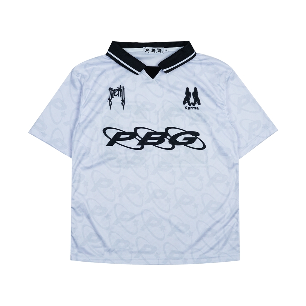 PRETTYBOYGEAR FC JERSEY WHITE