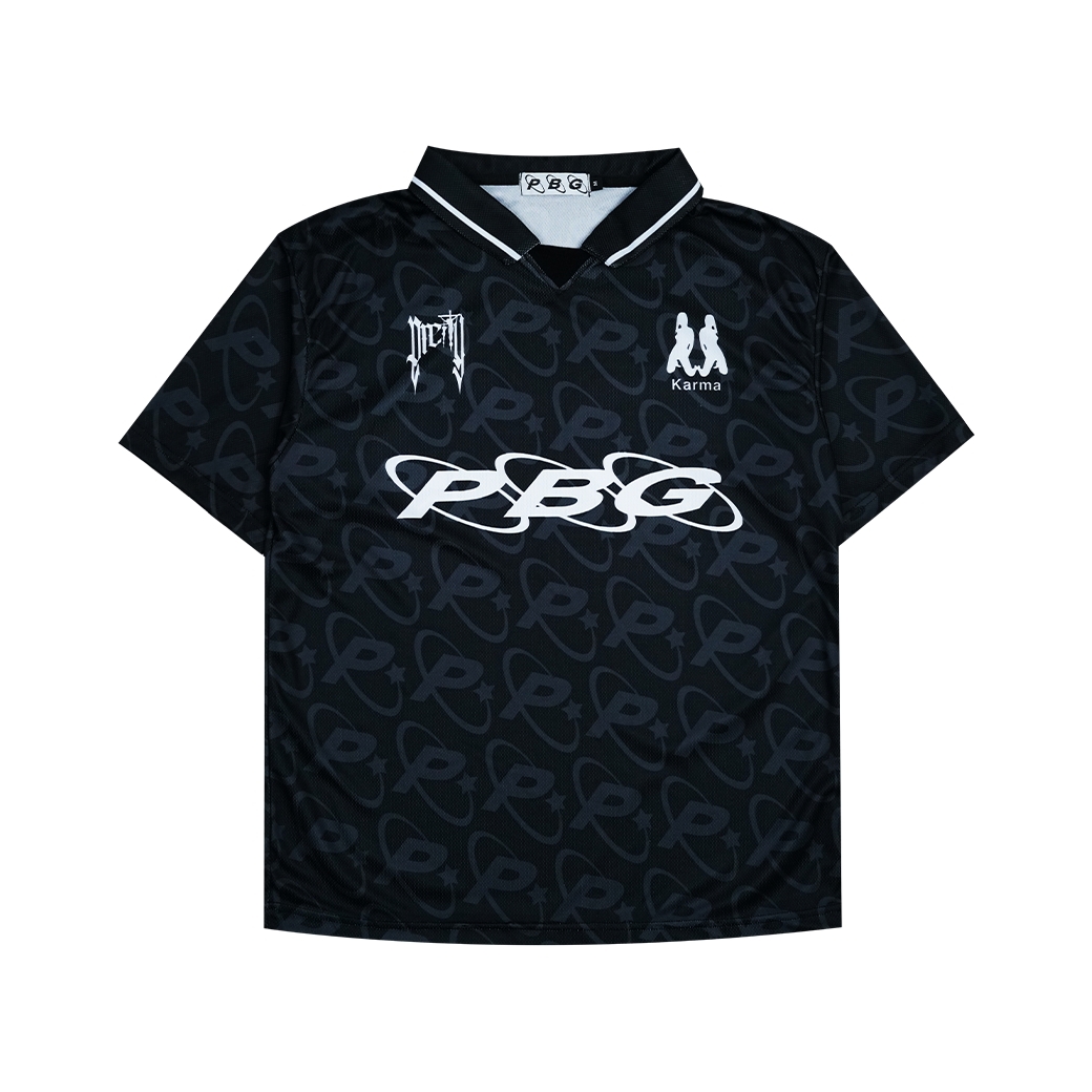 PRETTYBOYGEAR FC JERSEY BLACK