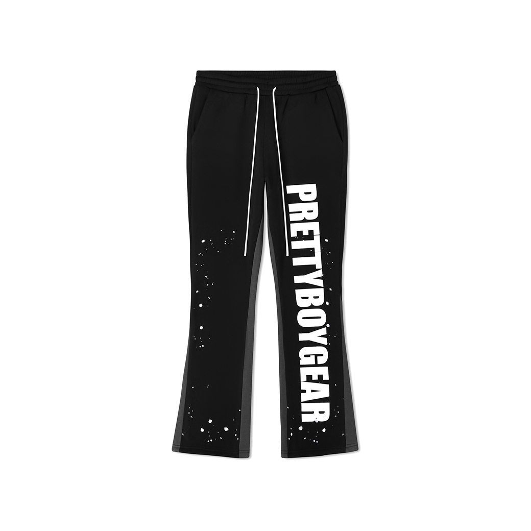 PRETTYBOYGEAR FLARE PANTS BLACK